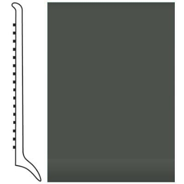 Picture of Roppe - Pinnacle Rubber Wall Base 4 (Long Toe Base) Black Brown