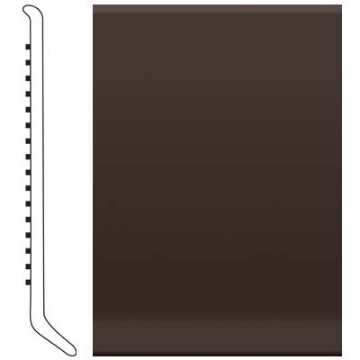 Picture of Roppe - Pinnacle Rubber Wall Base 5 (Cove Base) Brown