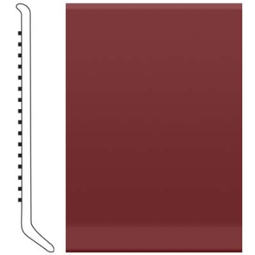 Picture of Roppe - Pinnacle Rubber Wall Base 5 (Cove Base) Cinnabar