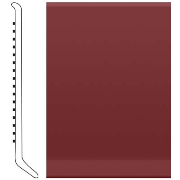 Picture of Roppe - Pinnacle Rubber Wall Base 5 (Cove Base) Cinnabar