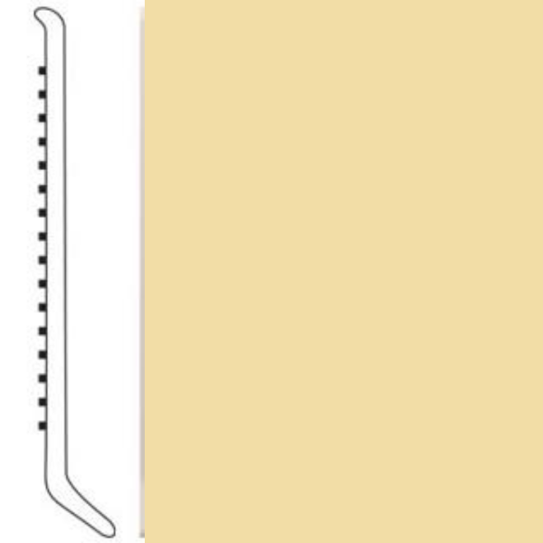 Picture of Roppe - Pinnacle Rubber Wall Base 5 (Cove Base) Buttercup