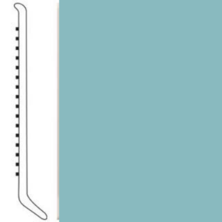 Picture of Roppe - Pinnacle Rubber Wall Base 5 (Cove Base) Sea Glass