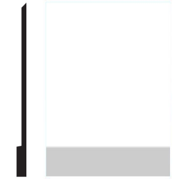 Picture of Roppe - Pinnacle Plus Wall Base 00 Simplicity Snow