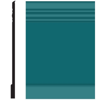 Picture of Roppe - Pinnacle Plus Wall Base 10 Serenity Peacock