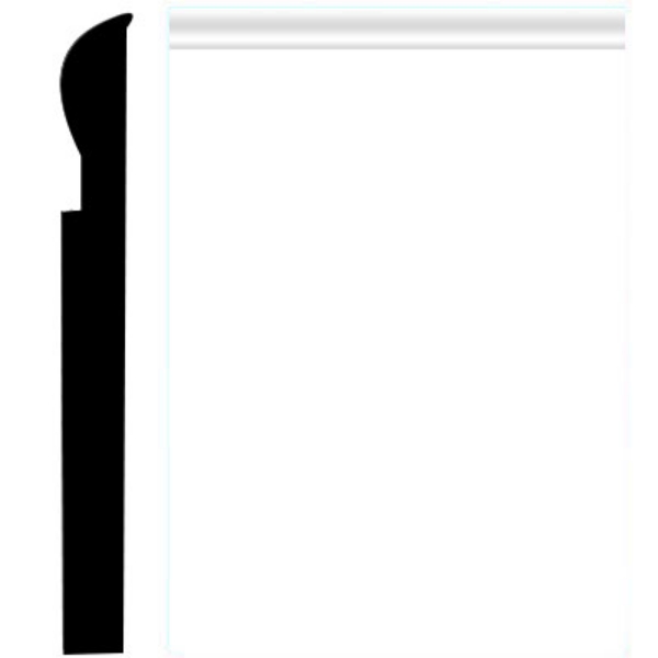 Picture of Roppe - Pinnacle Plus Wall Base 05 Contrive Snow