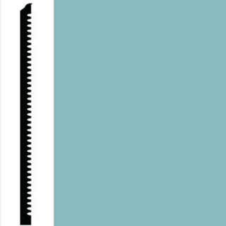 Picture of Roppe - Pinnacle Plus Wall Base 65 Vertical Sea Glass