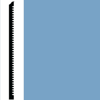 Picture of Roppe - Pinnacle Plus Wall Base 65 Vertical Bluebell