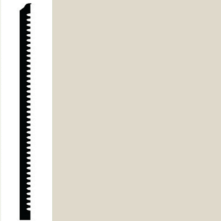 Picture of Roppe - Pinnacle Plus Wall Base 65 Vertical Parchment
