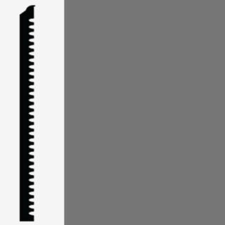 Picture of Roppe - Pinnacle Plus Wall Base 75 Level Battleship