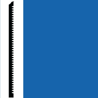 Picture of Roppe - Pinnacle Plus Wall Base 65 Vertical Blue Jay
