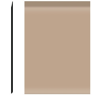 Picture of Roppe - Pinnacle Plus Wall Base 35 Sleek Camel