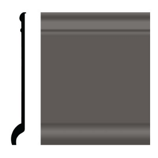 Picture of Roppe - Pinnacle Plus Wall Base 90 Intrigue Burnt Umber