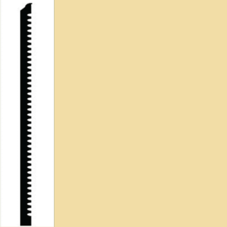 Picture of Roppe - Pinnacle Plus Wall Base 65 Vertical Buttercup