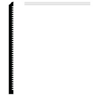Picture of Roppe - Pinnacle Plus Wall Base 65 Vertical Snow