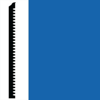 Picture of Roppe - Pinnacle Plus Wall Base 75 Level Blue Jay