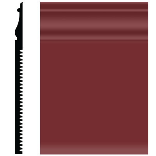 Picture of Roppe - Pinnacle Plus Wall Base 55 Nobility Cinnabar
