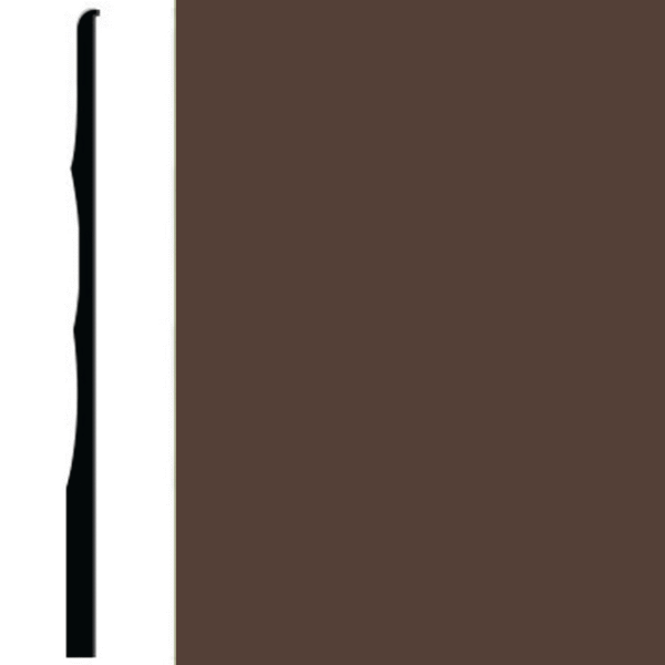 Picture of Roppe - Pinnacle Plus Wall Base 50 Impressions Espresso