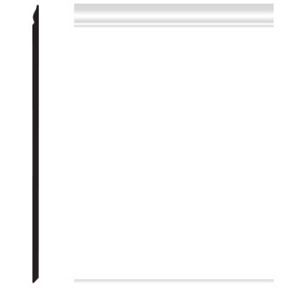 Picture of Roppe - Pinnacle Plus Wall Base 25 Classic Snow