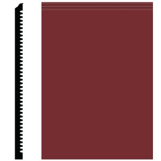 Picture of Roppe - Pinnacle Plus Wall Base 65 Vertical Cinnabar