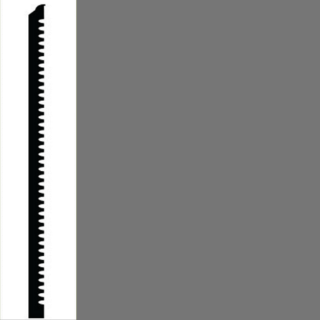 Picture of Roppe - Pinnacle Plus Wall Base 65 Vertical Battleship