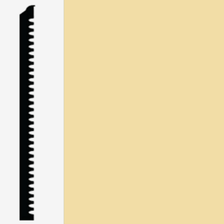 Picture of Roppe - Pinnacle Plus Wall Base 75 Level Buttercup