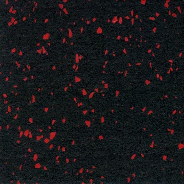 Picture of Roppe - Recoil Fitness Flooring Interlocking Tiles 10% Chip 1/2 Gauge Red
