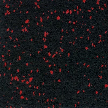 Picture of Roppe - Recoil Fitness Flooring Square Edge Tiles 10% Chip 1/4 Gauge Red