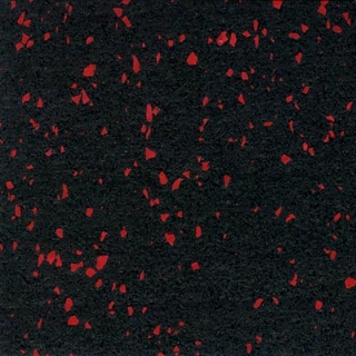 Picture of Roppe - Recoil Fitness Flooring Square Edge Tiles 20% Chip 1/4 Gauge Red
