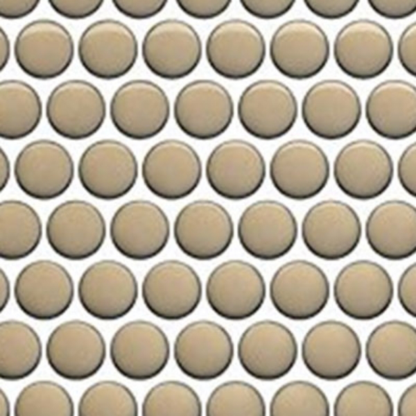 Picture of Chesapeake Flooring - Chesapeake Mosaics Bright Penny Rounds Bright Sand