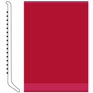 Picture of Roppe - 6 Inch 1/8 Vinyl Cove Base Red