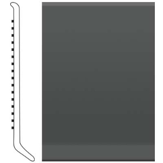 Picture of Roppe - 6 Inch 1/8 Vinyl Cove Base Black Brown