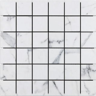 Picture of Elon Tile & Stone - Nuance Mosaic Calacatta Honed