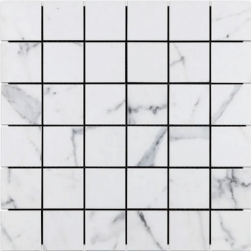 Picture of Elon Tile & Stone - Nuance Mosaic Calacatta Honed