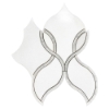Picture of Elon Tile & Stone - Tulip Waterjet Crystal White Carrara