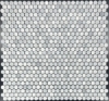 Picture of Elon Tile & Stone - 1 Rounds Mosaics Blue Mist Honed