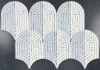 Picture of Elon Tile & Stone - Curvosa Mosaics Blue Celeste Dual Curvosa White Thassos Honed