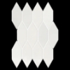 Picture of Elon Tile & Stone - Lagos 2 x 6 Picket Mosaic Bone Picket Glossy