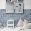 Picture of Elon Tile & Stone - Lagos 2 x 6 Picket Mosaic Sky Picket Glossy