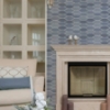 Picture of Elon Tile & Stone - Lagos 2 x 6 Picket Mosaic Blue Picket Glossy