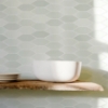 Picture of Elon Tile & Stone - Lagos 2 x 6 Picket Mosaic Mint Picket Glossy
