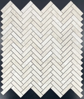 Picture of Elon Tile & Stone - Herringbone Mosaics 1 x 4 Alba Nova Honed