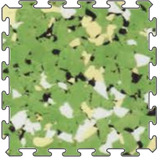 Picture of Amorim - Sports Flooring Interlocking Nuclear 3/8 Green Meadows