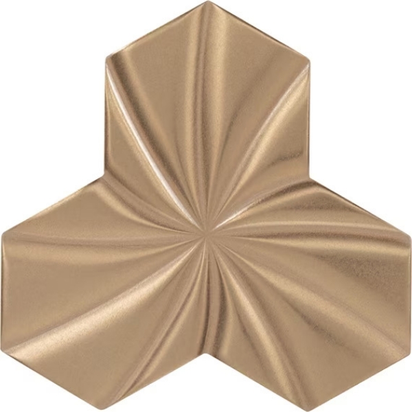 Picture of Daltile - Electric Tri-Hex Twist Shock Gold