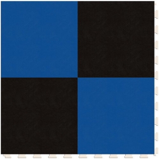 Picture of Perfection Floor Tile - Soda Pop Shop Black and Blue