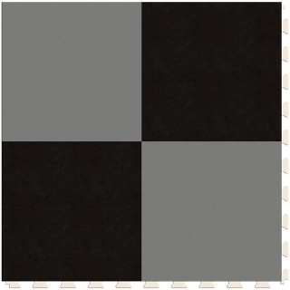 Picture of Perfection Floor Tile - Soda Pop Shop Silver and Black