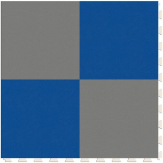 Picture of Perfection Floor Tile - Soda Pop Shop Silver and Blue