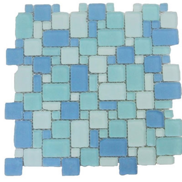 Picture of SOHO Studio Corp - Beach Glass Mosaic French Pattern Surf French Pattern