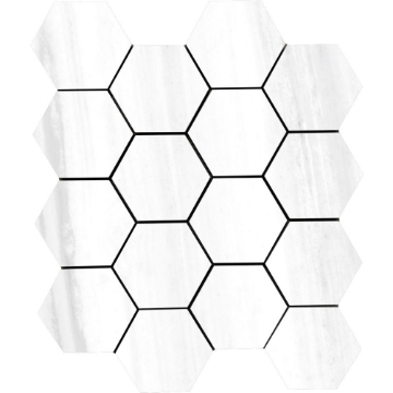Picture of Tesoro - Lucca Hexagon Mosaic Dolomite Matte