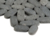 Picture of SOHO Studio Corp - Pebblestone Sliced Black Lava Flat Oval