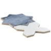 Picture of SOHO Studio Corp - Malta Star & Cross Matte Denim Blue Star & Polished White Cross